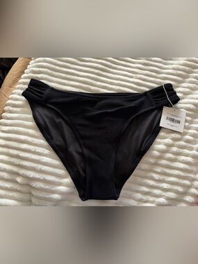 Born Primitive Black Textured Bikini Bottom